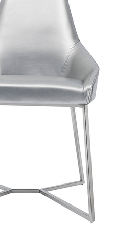 Modrest Sarah Modern Pearl Grey Leatherette Dining Chair (Set of 2) By VIG Furniture