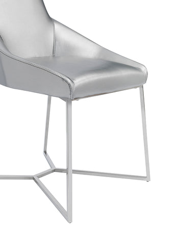 Modrest Sarah Modern Pearl Grey Leatherette Dining Chair (Set of 2) By VIG Furniture