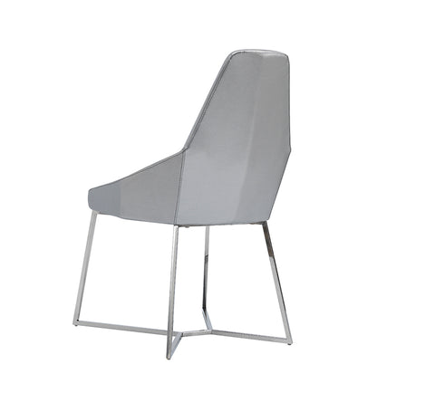 Modrest Sarah Modern Pearl Grey Leatherette Dining Chair (Set of 2) By VIG Furniture