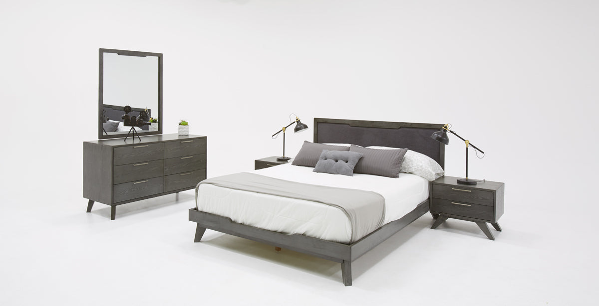 Nova Domus Soria Modern Grey Wash Bed Model VGMABR-32-BED-GRY