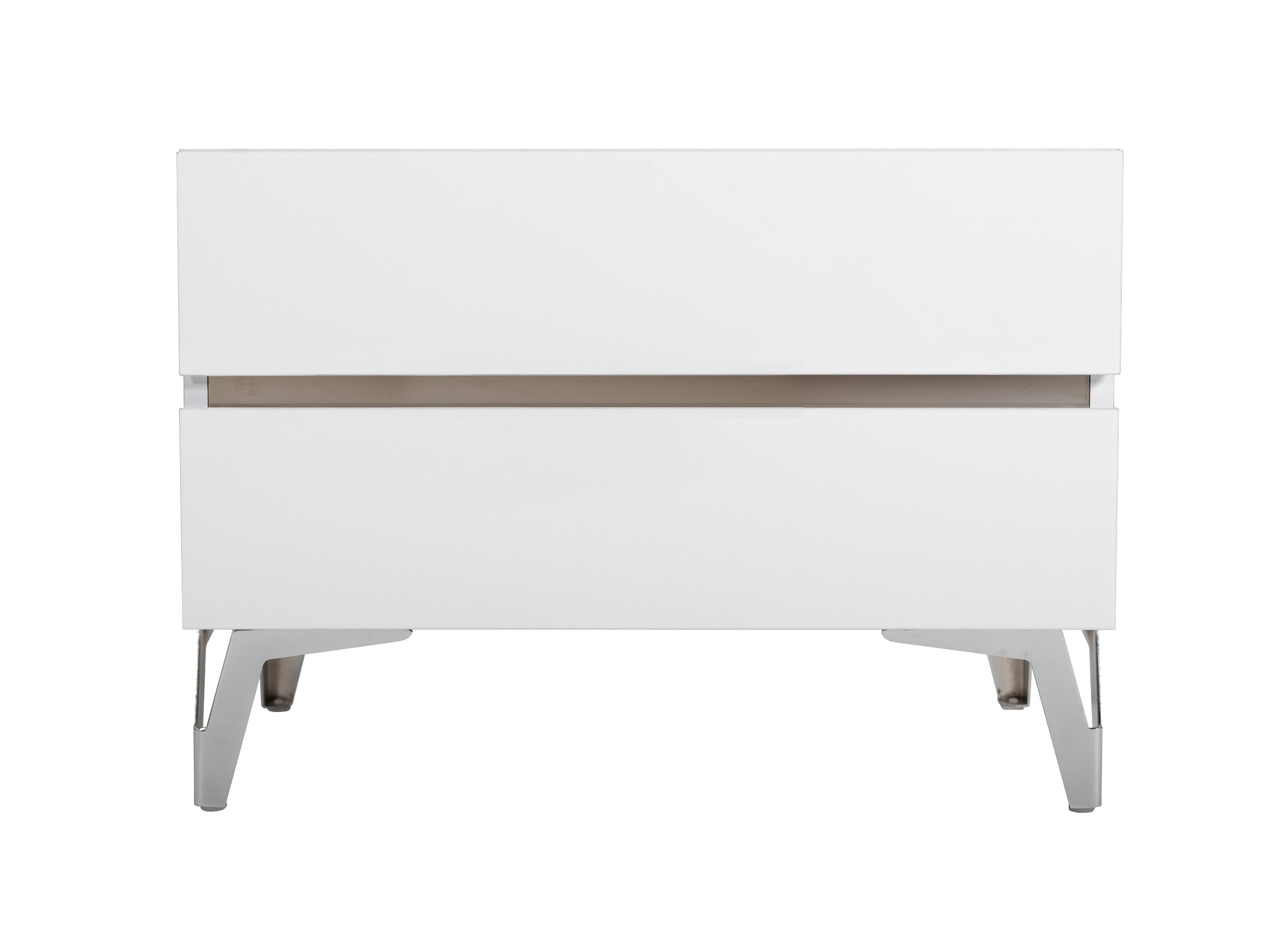 Nova Domus Angela Italian Modern White Nightstand Model VGACANGELA-NS