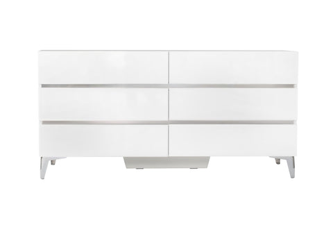Nova Domus Angela Italian Modern White Dresser Model VGACANGELA-DRS