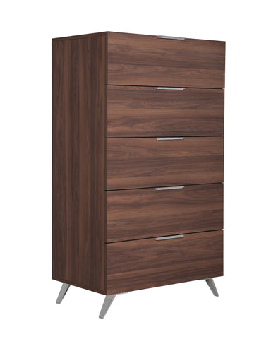 Nova Domus Brooklyn Italian Modern Walnut Chest Model VGACBROOKLYN-CHEST
