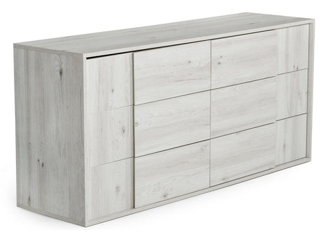 Nova Domus Asus Italian Modern White Washed Oak Dresser Model VGACASUS-DRS-ASH