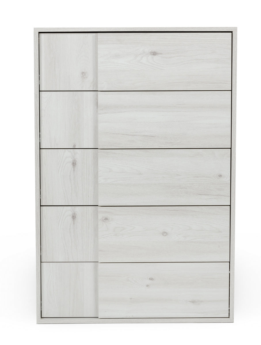 Nova Domus Asus Italian Modern White Washed Oak Chest Model VGACASUS-CHEST-ASH