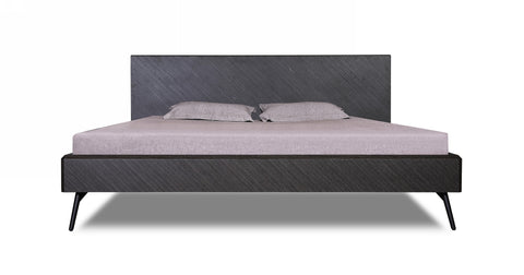 Modrest Gaige Eastern King Modern Grey Elm Bed  Model VGBB-MA1907-GRY-EK