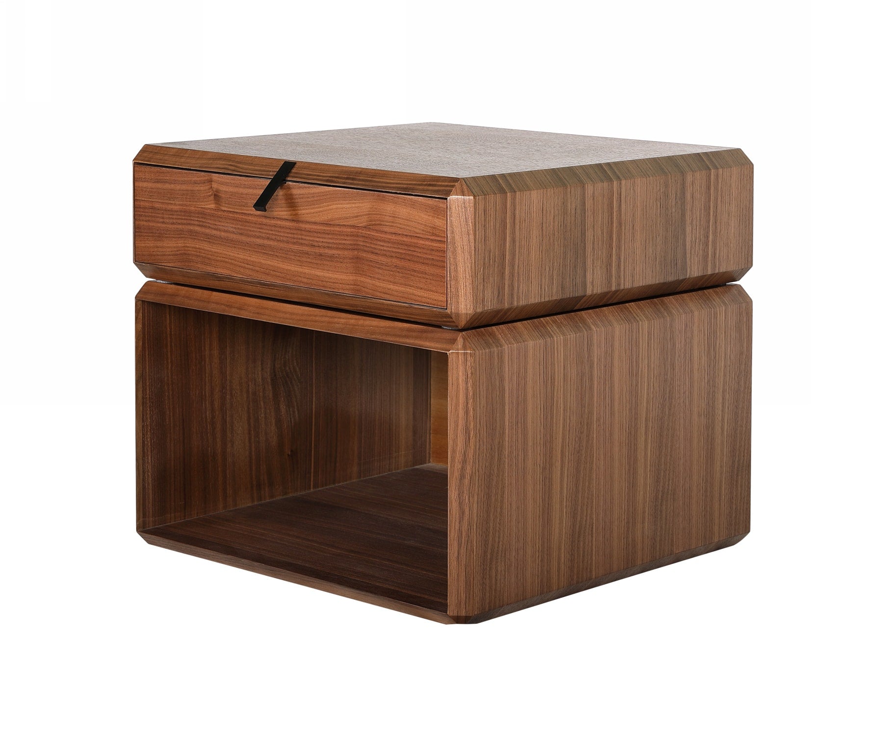 Modrest Maceo Modern End Table Model VGBB-BOX300-WAL