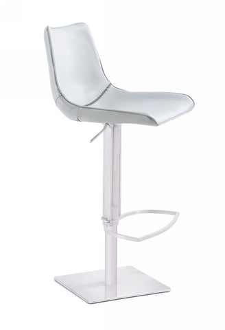 Modrest Manning Modern White Bar Stool  Model VGHR5362GB
