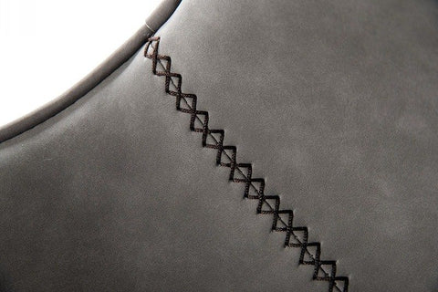 Modrest Jane Modern Grey & Black Counter Stool (Set Of 2) Model VGHR5361C-GRY-BLK-BS