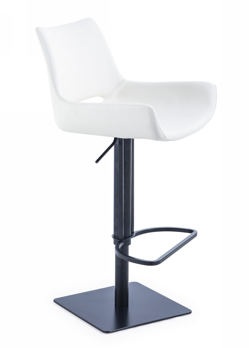 Modrest Niles Modern White Bar Stool  Model VGHR5364GB