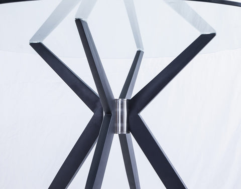 Modrest Dallas Modern Black Dining Table  Model VGHR7038-BLK