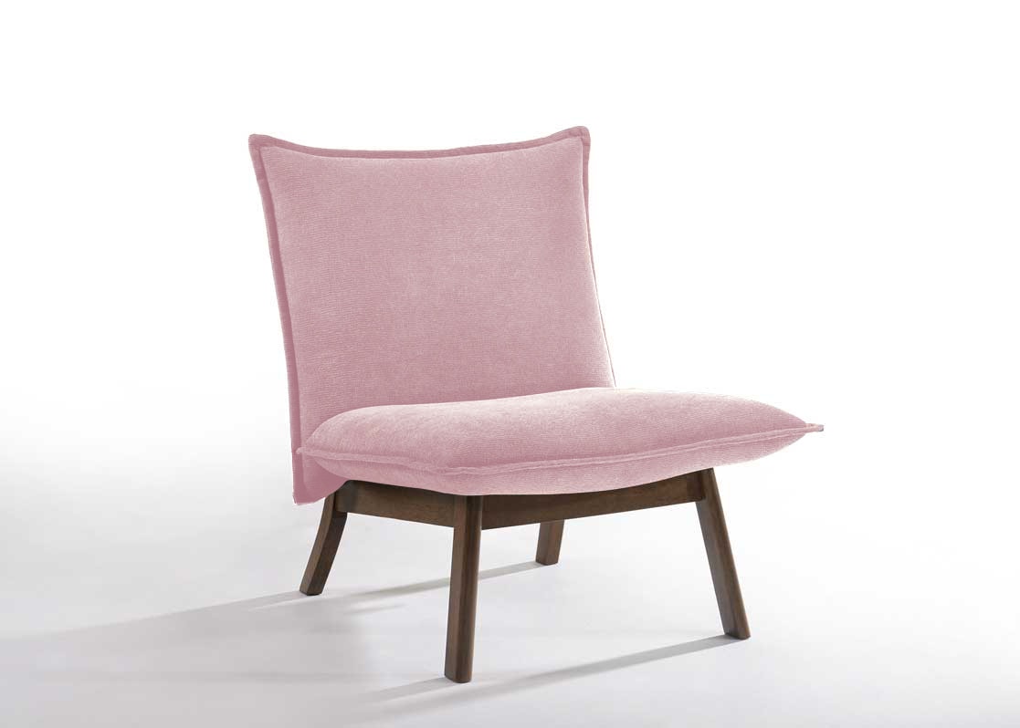 Modrest Gardner Modern Pink Accent Chair Model VGMA-MI-734-1