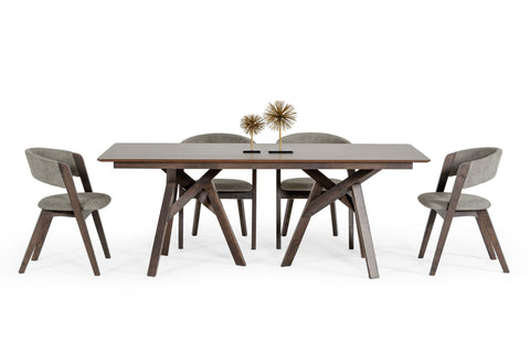 Modrest Grover Modern Dark Wenge Dining Table Model VGMA-MIT-5222