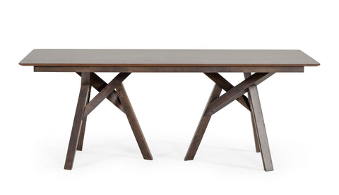 Modrest Grover Modern Dark Wenge Dining Table Model VGMA-MIT-5222