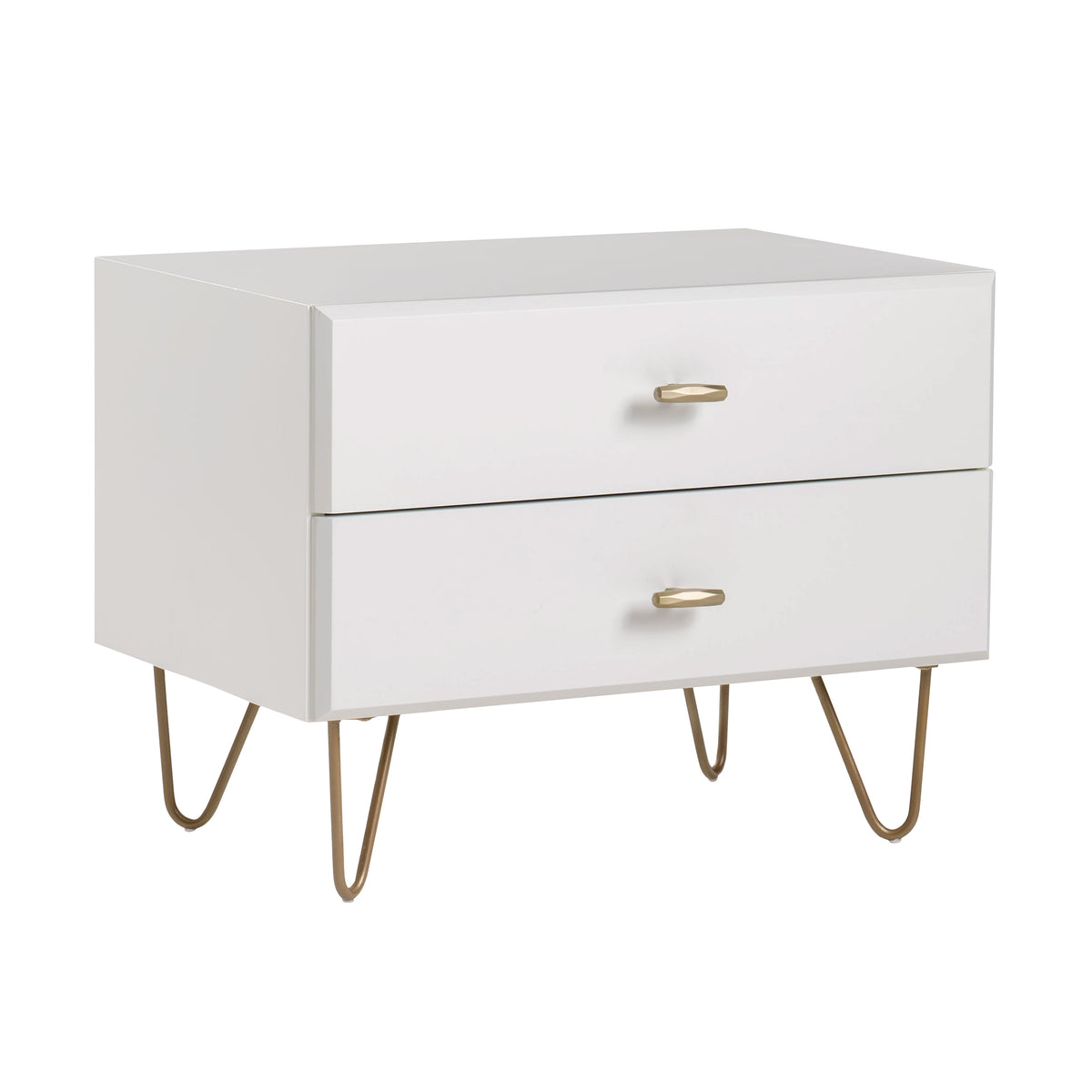 Modrest Bryan Modern White Nightstand Model VGMABR-82-WHT-NS