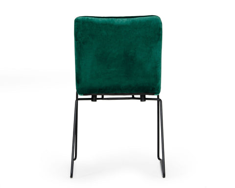 Modrest Yannis Modern Green Fabric Dining Chair (Set of 2) By VIG Furniture