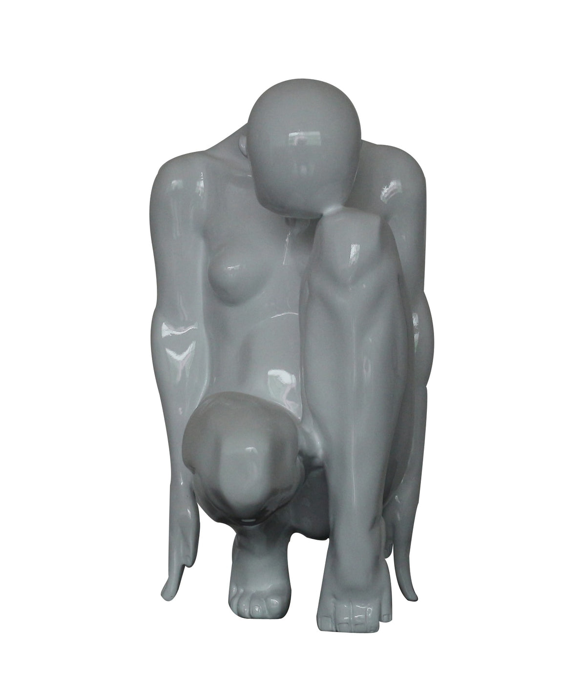 Modrest Modern White Kneeling Sculpture Model VGTHSZ-0866