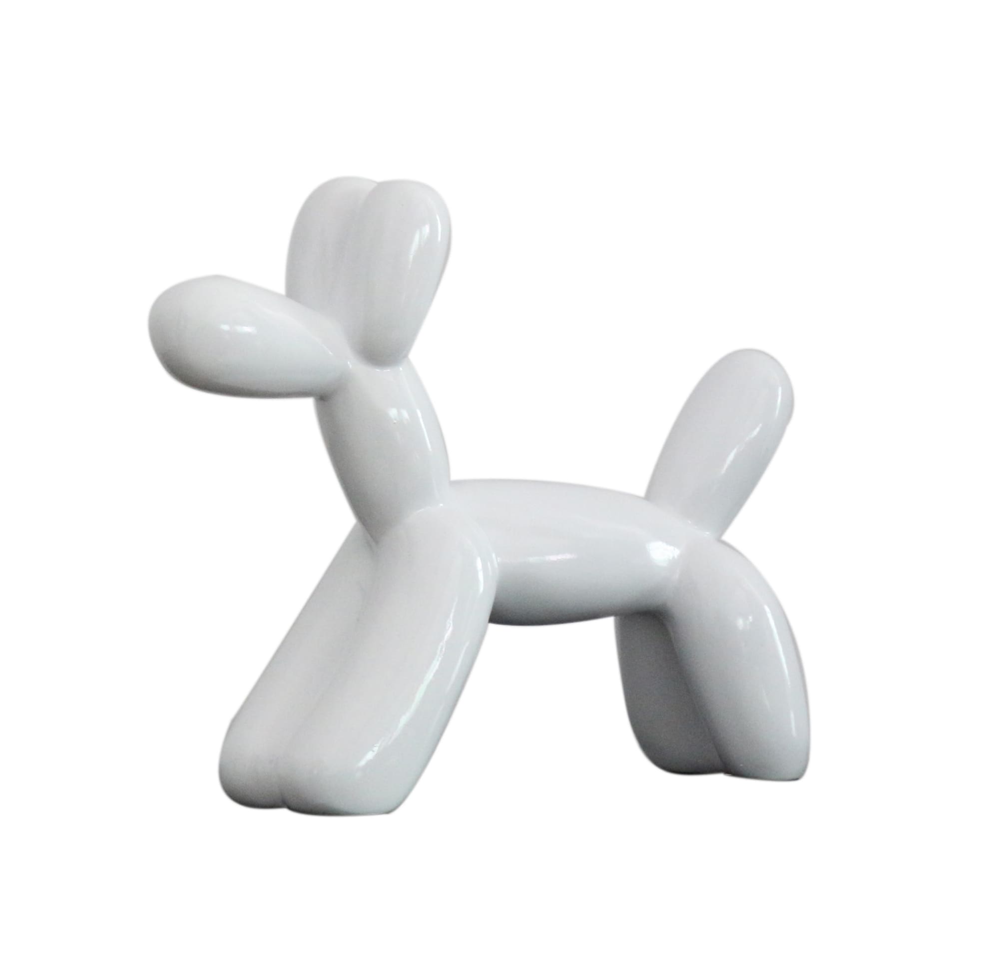 Modrest Modern White Balloon Dog Sculpture Model VGTHSZ-0766-WHT