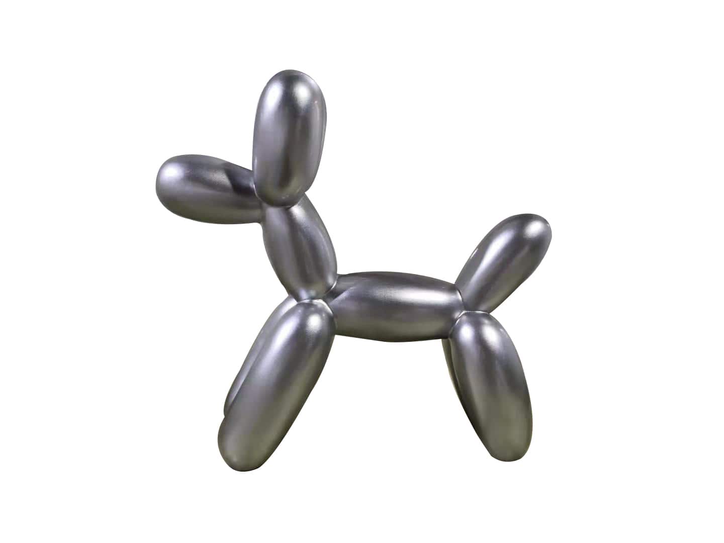 Modrest Modern Silver Large Balloon Dog Sculpture Model VGTHSZ-0753-SLVR