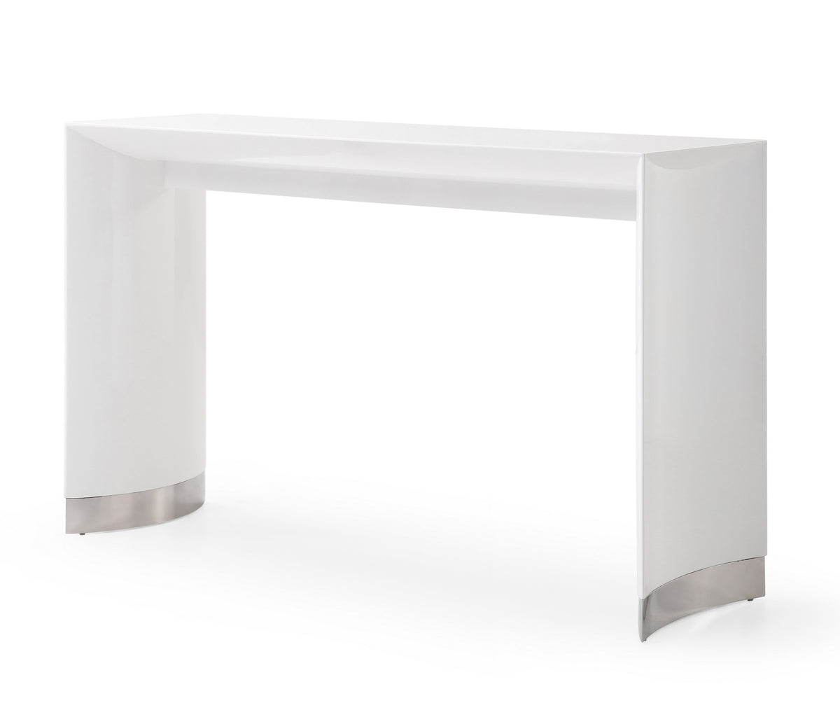 Modrest Corbett Contemporary White Bar Table By VIG Furniture