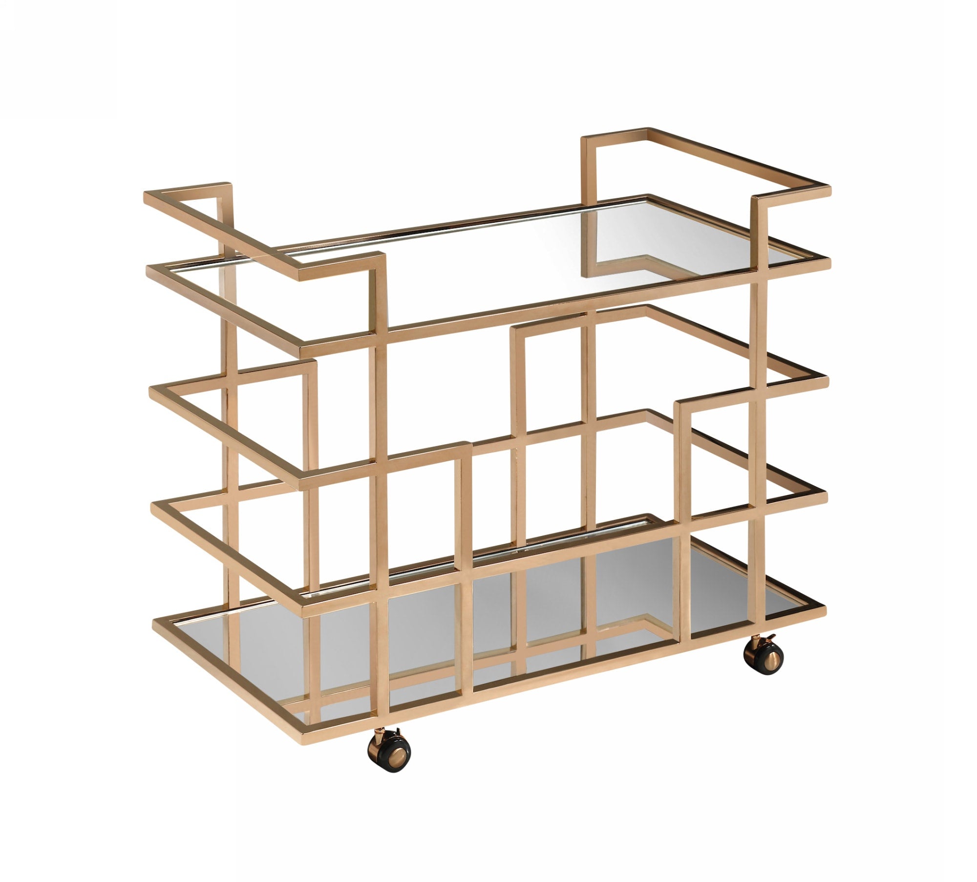 Modrest Caleb Rose Gold Wine Rack Model VGHB01W-RS