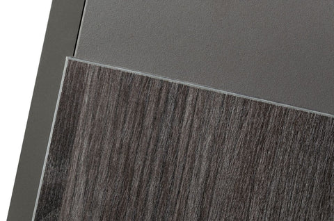 Nova Domus Lucia Italian Modern Elm And Matte Grey Chest Model VGACLUCIA-CHEST-GRY