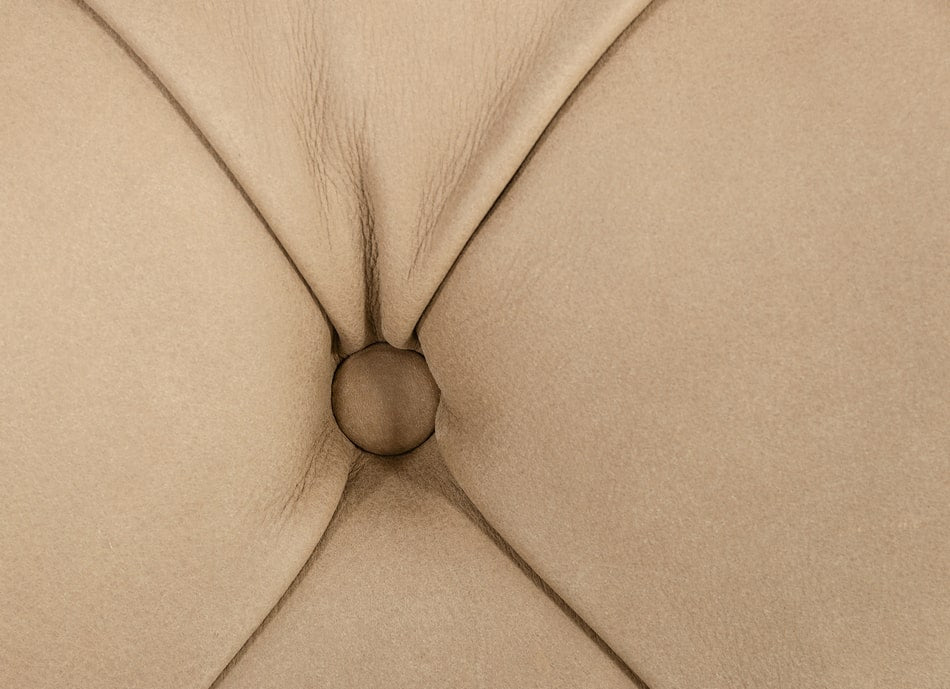 Lamod Italia Ellington Italian Beige Nubuck Leather 4 Seater Sofa Model VGCCRIALTO4