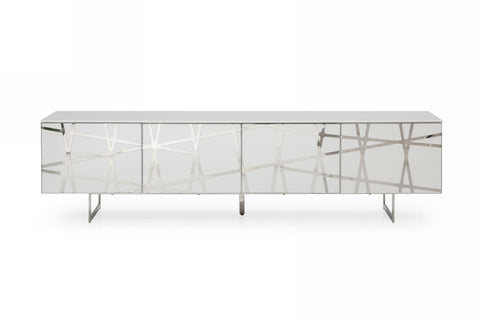 Modrest Kilson Modern White Tv Stand Model VGVCTV1819