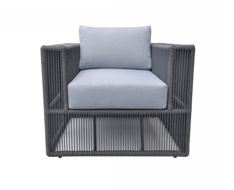 Divani Casa Whimsy Modern Outdoor Light Grey & Dark Grey Sofa Set By VIG Furniture