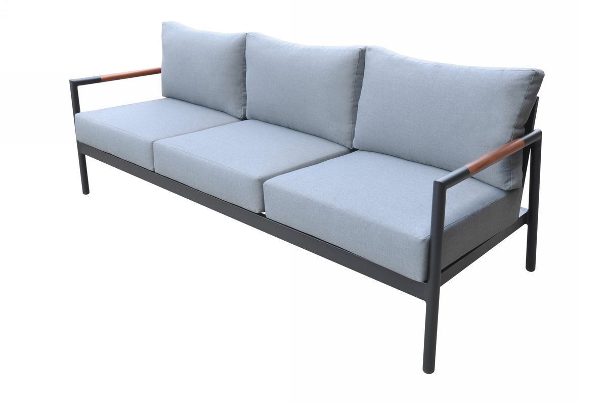 Renava Kiowa Modern Outdoor Grey & Black Sofa Set Model VGGE-BRIZE