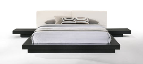 Modrest Tokyo Eastern King Contemporary Black and White Platform Bed