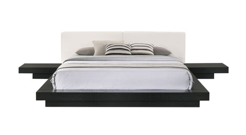 Modrest Tokyo Contemporary Black And White Platform Bed Model VGMABR-90-BLK-WHT
