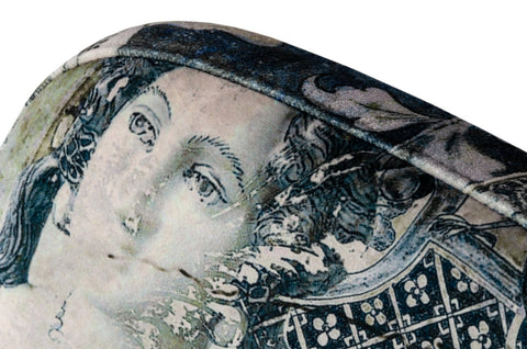 Modrest Farnon Modern Patterned Velvet And Gold Dining Chair Model VGEUMC-9560-A