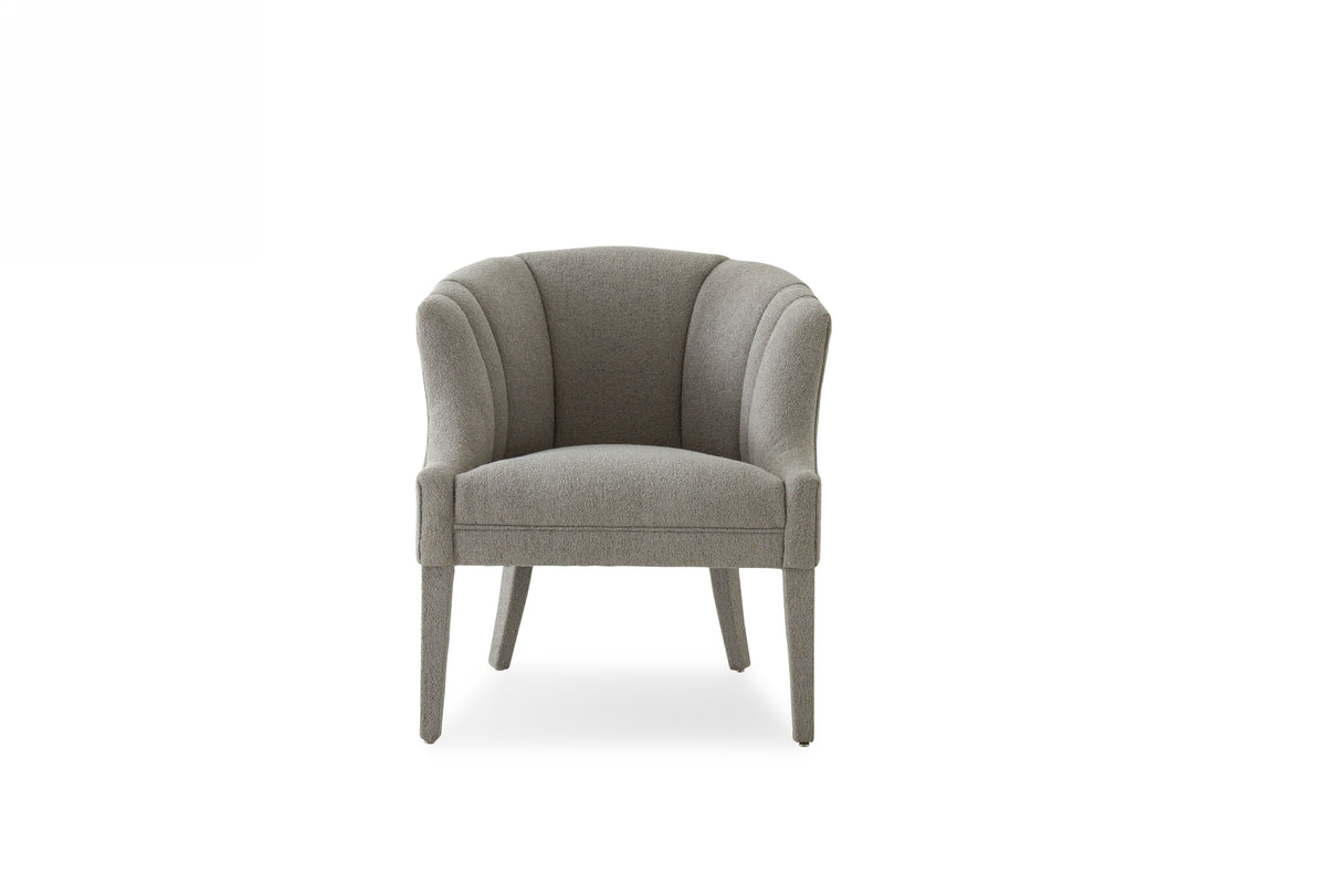Modrest Ladera Glam Grey Fabric Accent Chair Model VGODZW-857