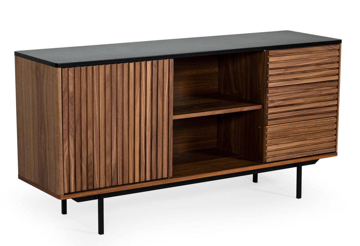 Modrest Maggie Modern Walnut And Grey Buffet Model VGDWJ9690