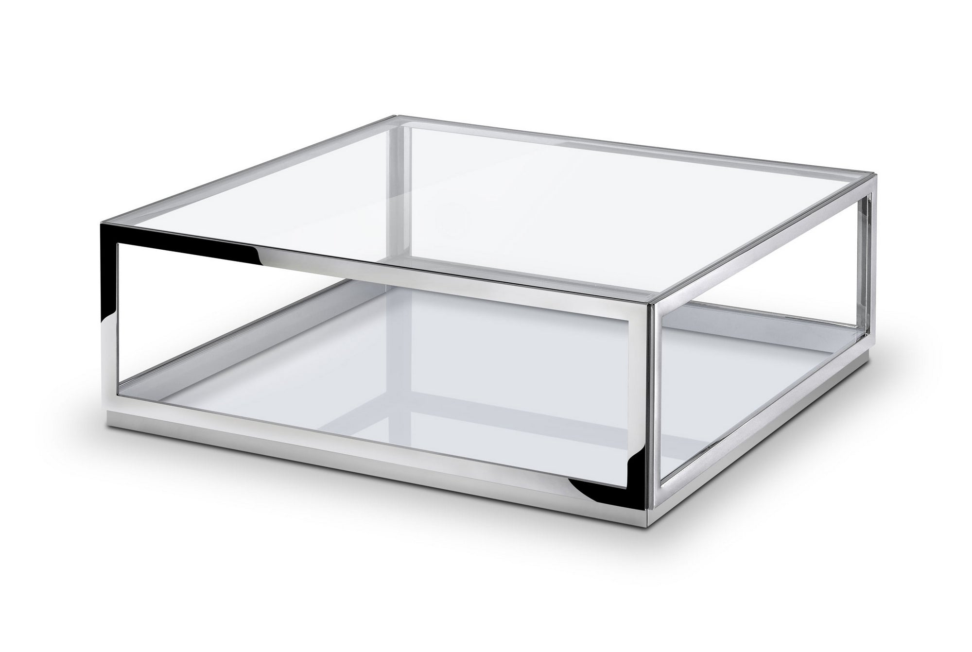 Modrest Weller Modern Stainless Steel Coffee Table  Model VGHB343E