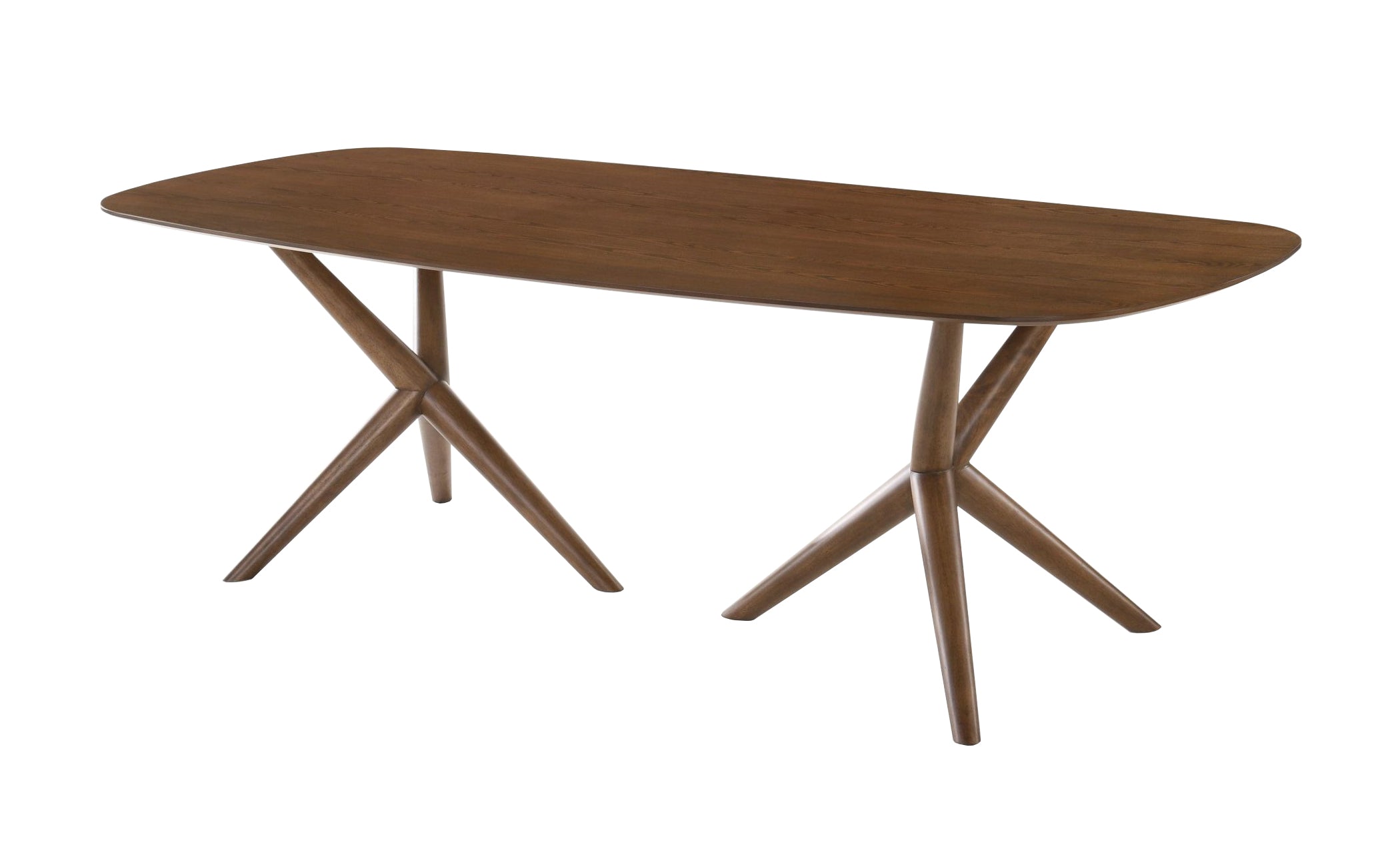Modrest Utah Modern Walnut Rectangular Dining Table Model VGMAMIT-8107