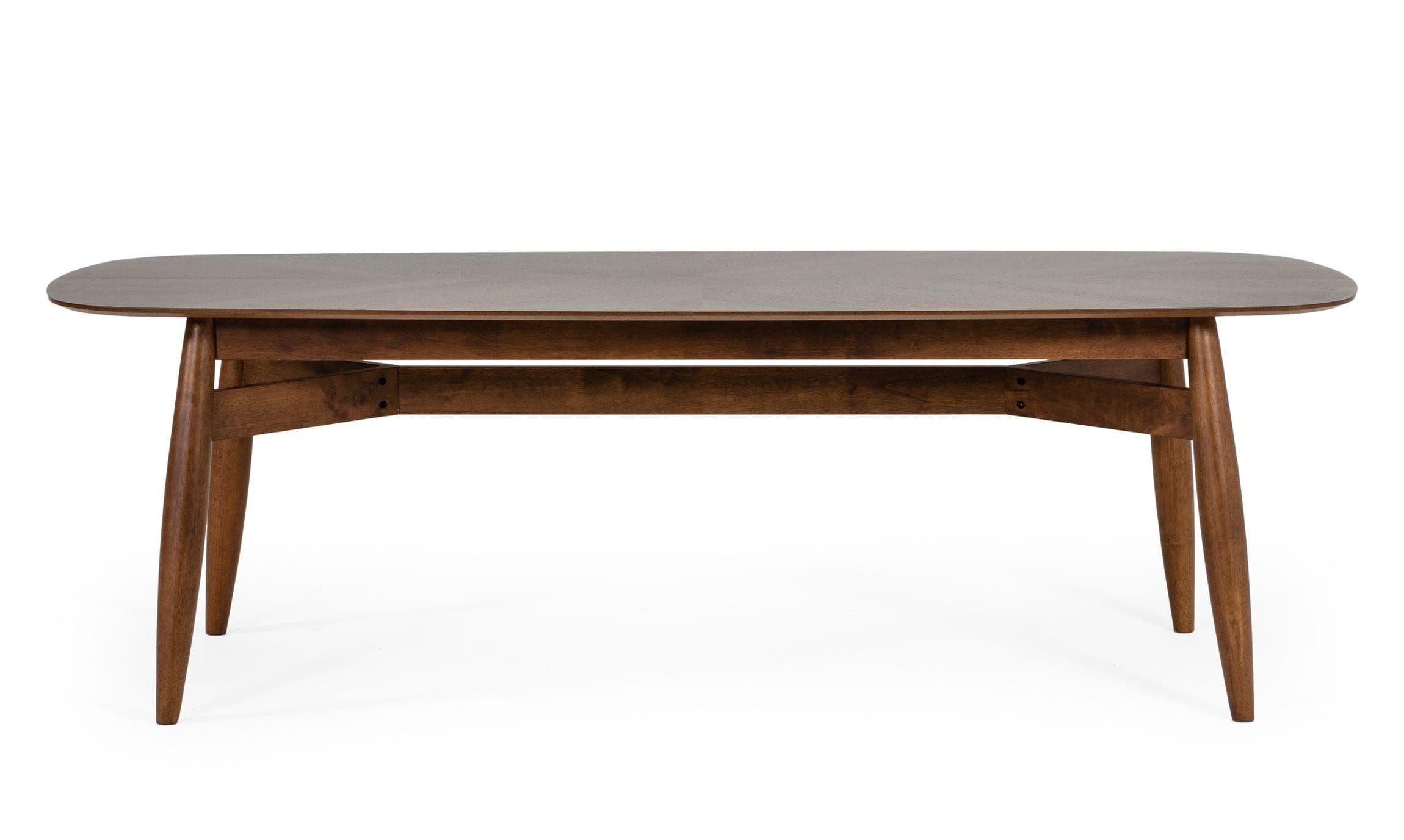 Modrest Ackley Modern Walnut Rectangular Dining Table Model VGMAMIT-8117