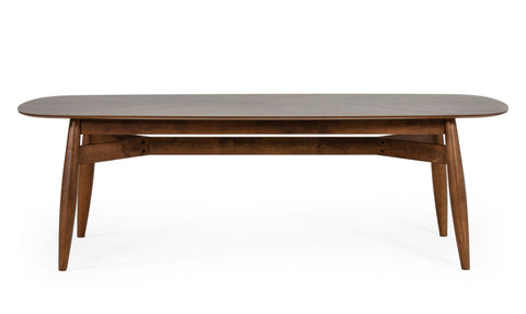 Modrest Ackley Modern Walnut Rectangular Dining Table Model VGMAMIT-8117