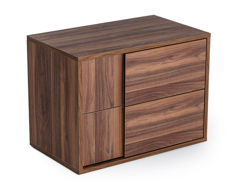Nova Domus Asus Italian Modern Walnut Nightstand Model VGACASUS-NS-WAL