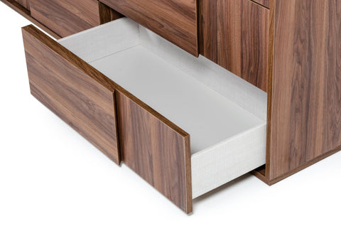 Nova Domus Asus Italian Modern Walnut Dresser Model VGACASUS-DRS-WAL