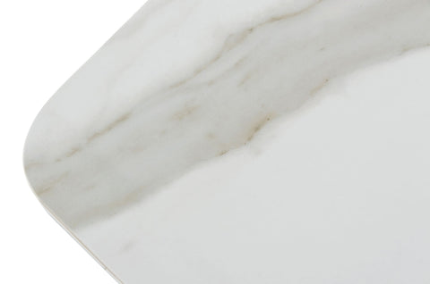 Modrest Encanto Modern White Ceramic Dining Table Model VGNS8762-DT