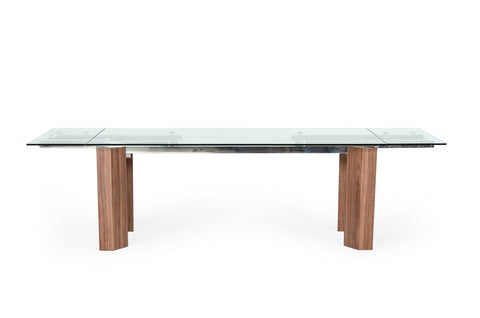 Modrest Helena Modern Extendable Glass Dining Table Large  Model VGEWD2048MA