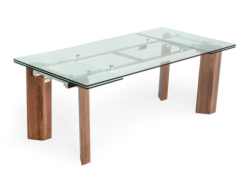 Modrest Helena Modern Extendable Glass Dining Table Large  Model VGEWD2048MA