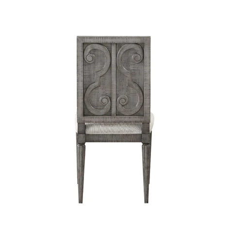 Artesia Fabric & Salvaged Natural Side Chair Model 77092 By ACME Furniture