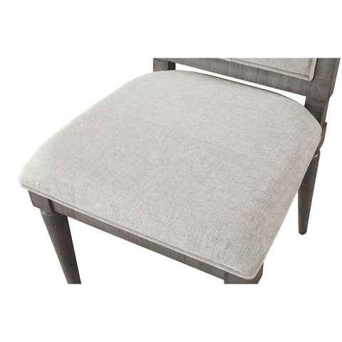 Artesia Fabric & Salvaged Natural Side Chair Model 77092 By ACME Furniture