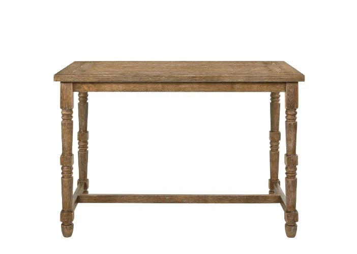 Farsiris Weathered Oak Finish Counter Height Table Model 77175 By ACME Furniture