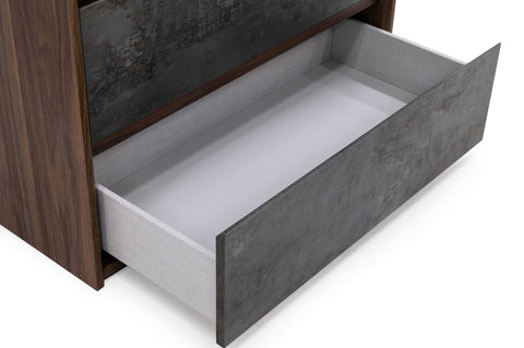 Nova Domus Rado Modern Walnut & Stucco Chest Model VGACRADO-CHEST