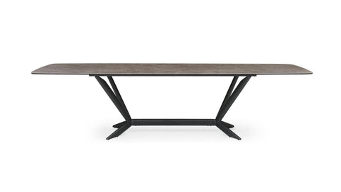Modrest Herzog Modern Grey Ceramic Dining Table Model VGVCT1860-DT