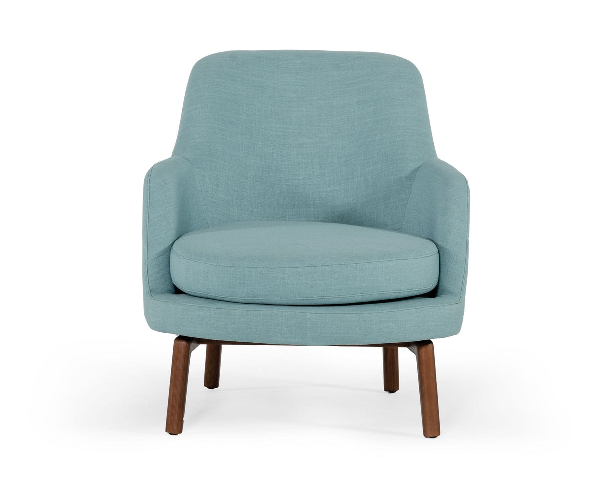 Modrest Metzler Modern Mint Green Fabric Accent Chair  Model VGUIMY465-GRN